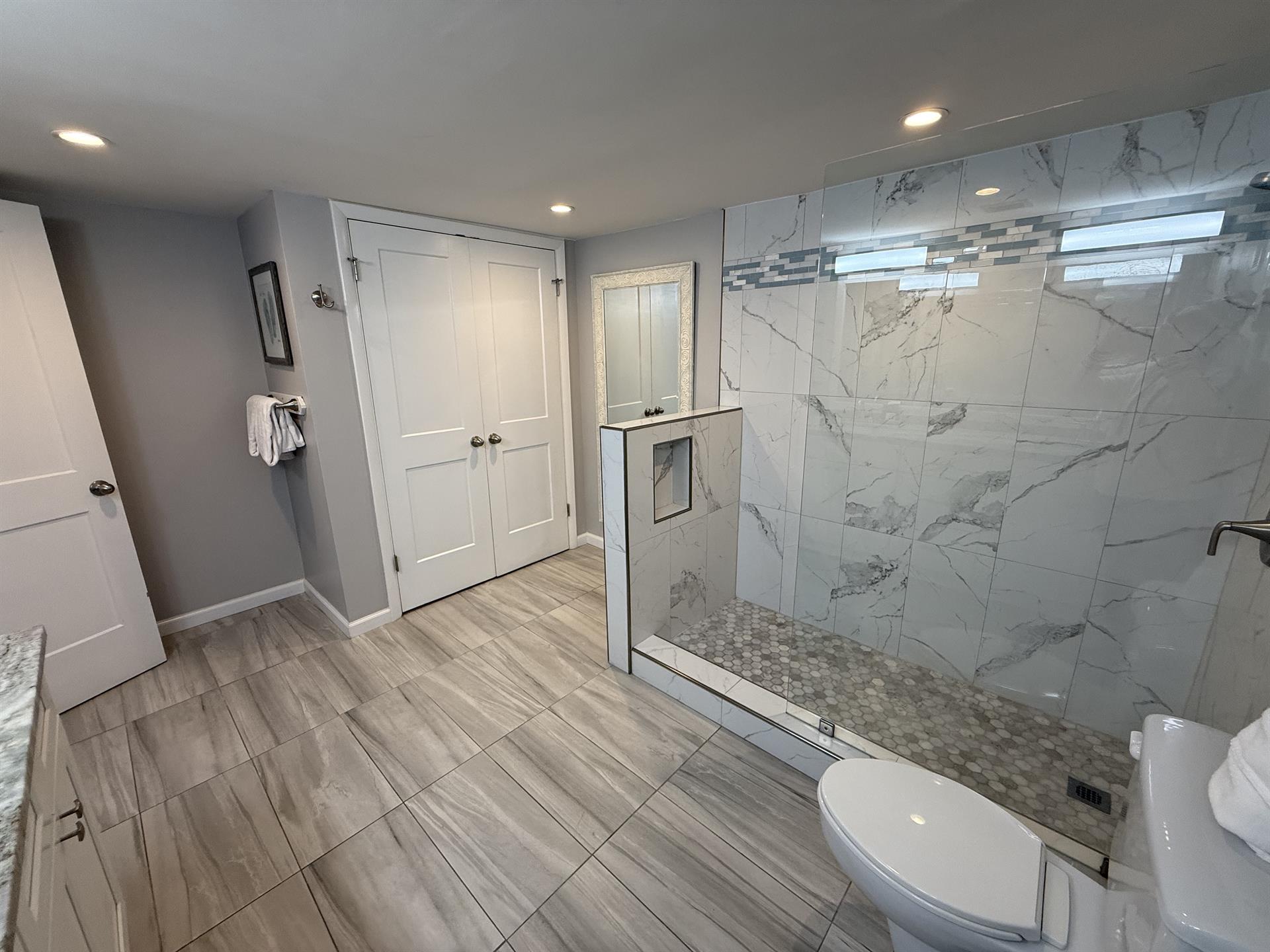 Master Bath with Closet