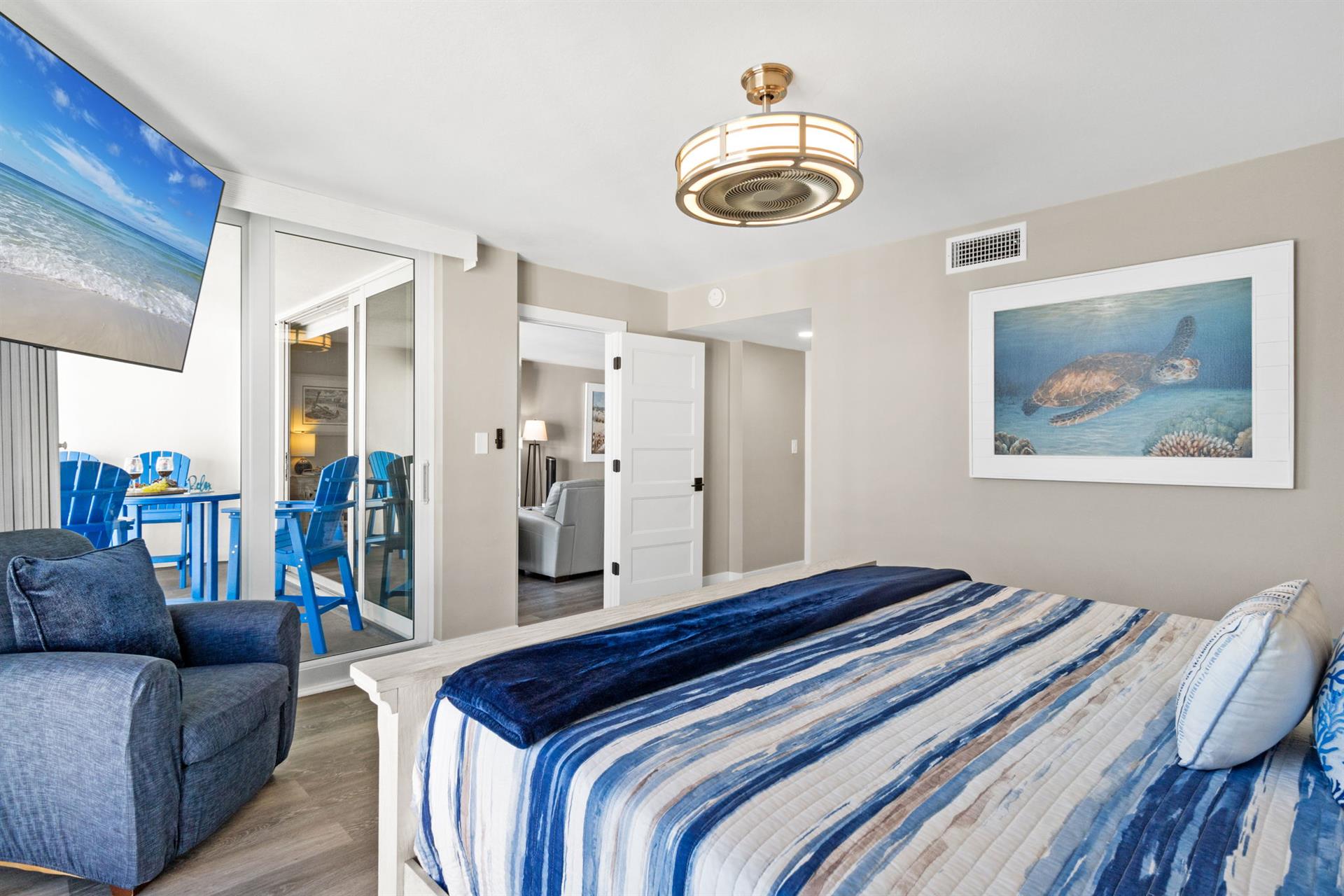 Access to Balcony from Master Bedroom