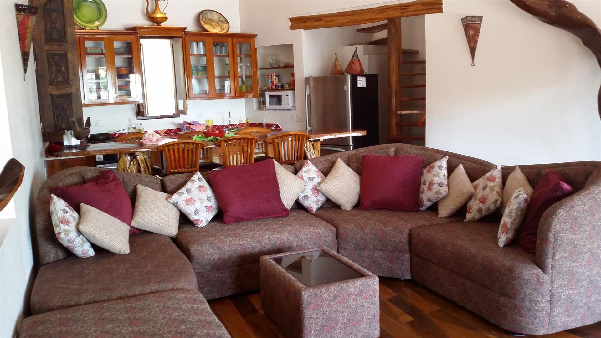 Living room and Kitchen