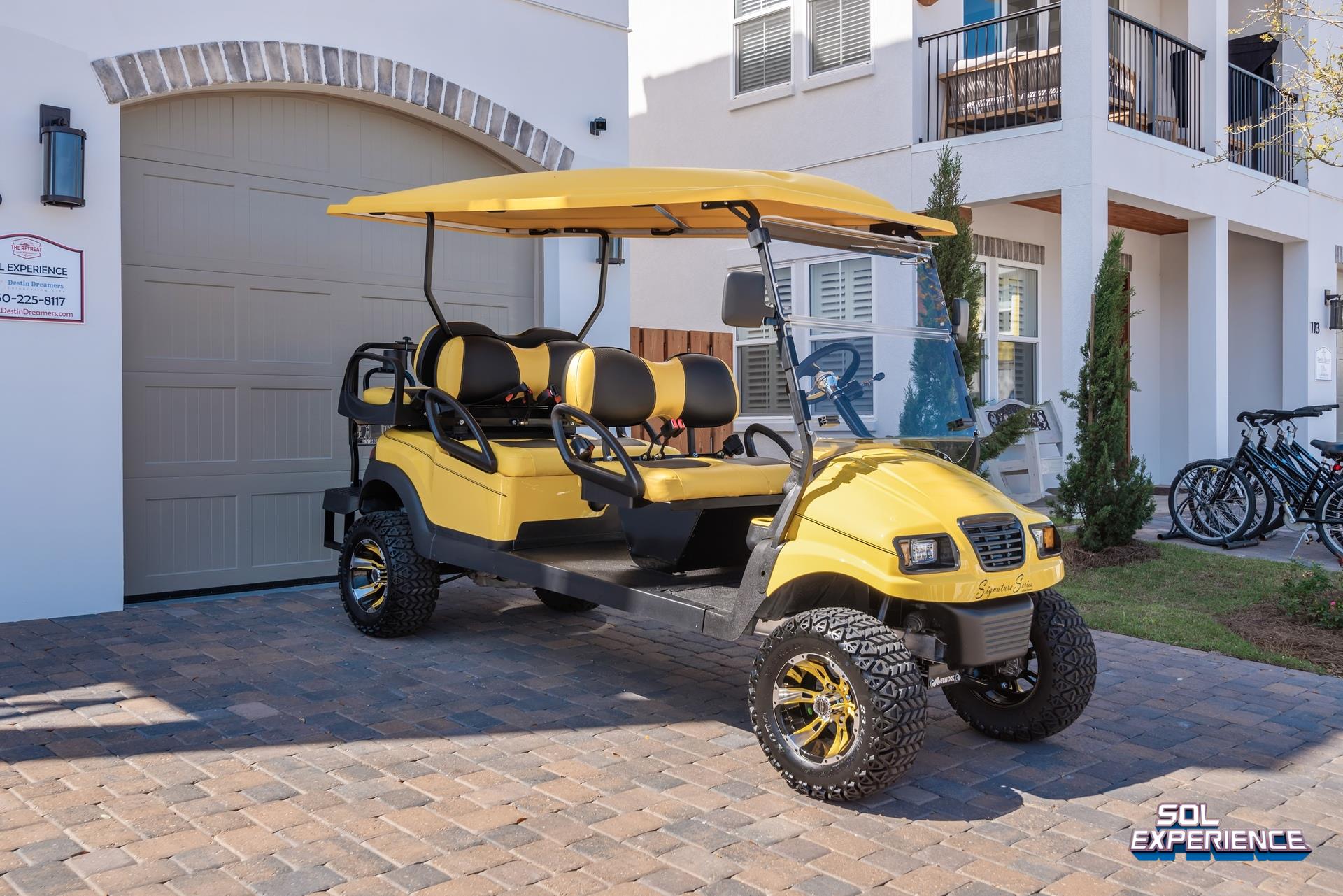 Provided 6 Persons Golf Cart
