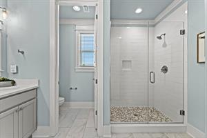 Third Floor King Bathroom with separate water closet and walkin shower