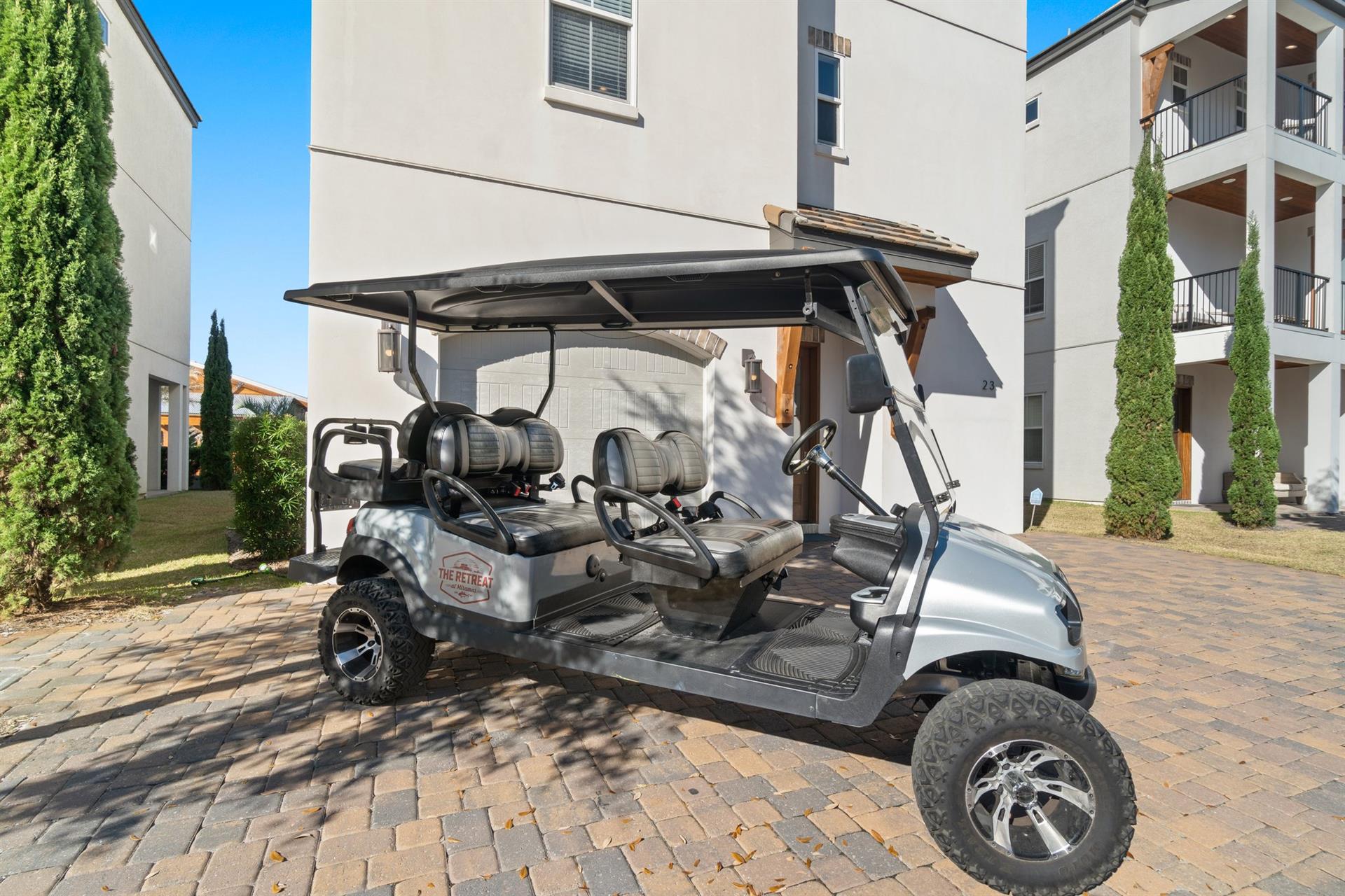 Included Golf Cart