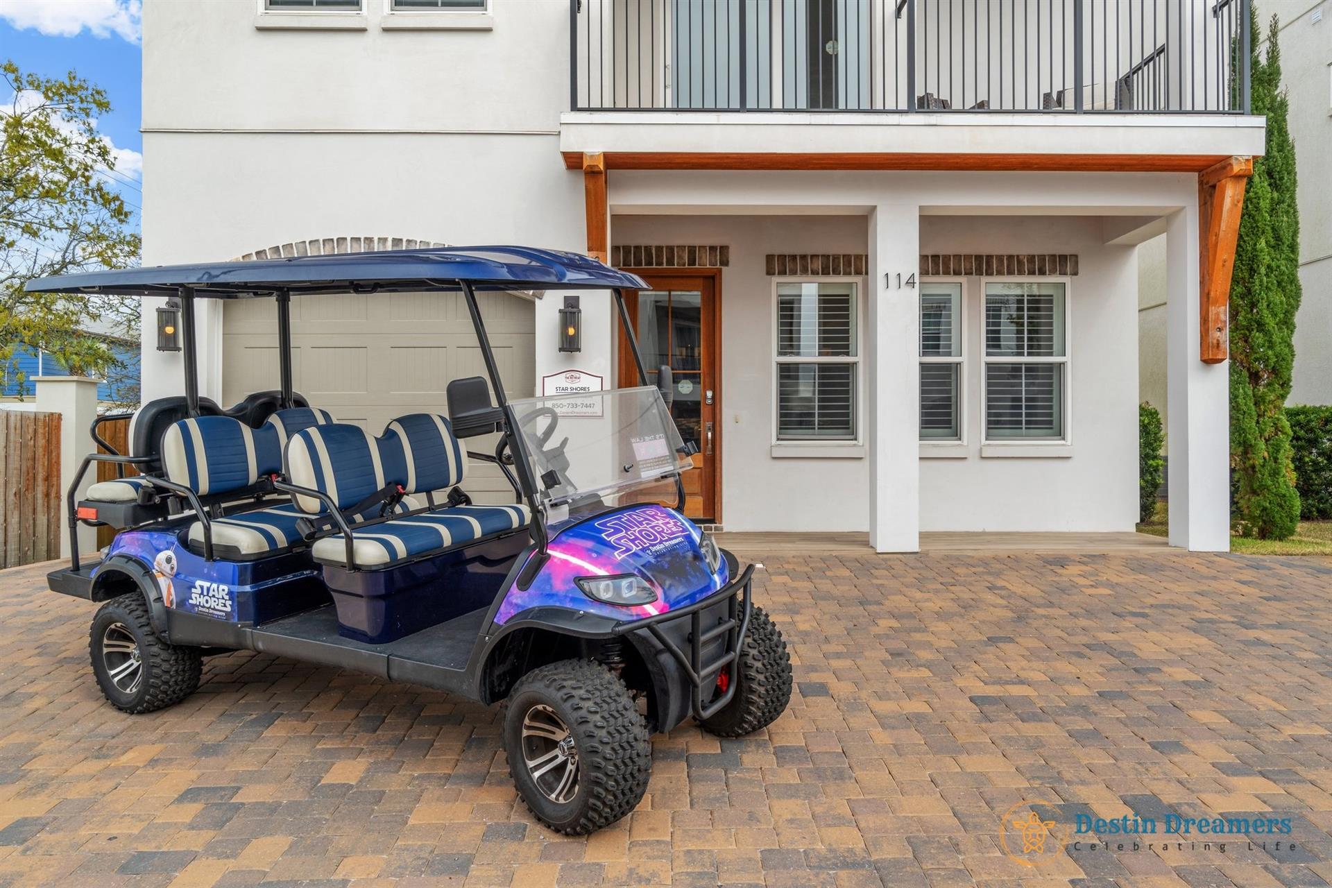 Golf Cart Included