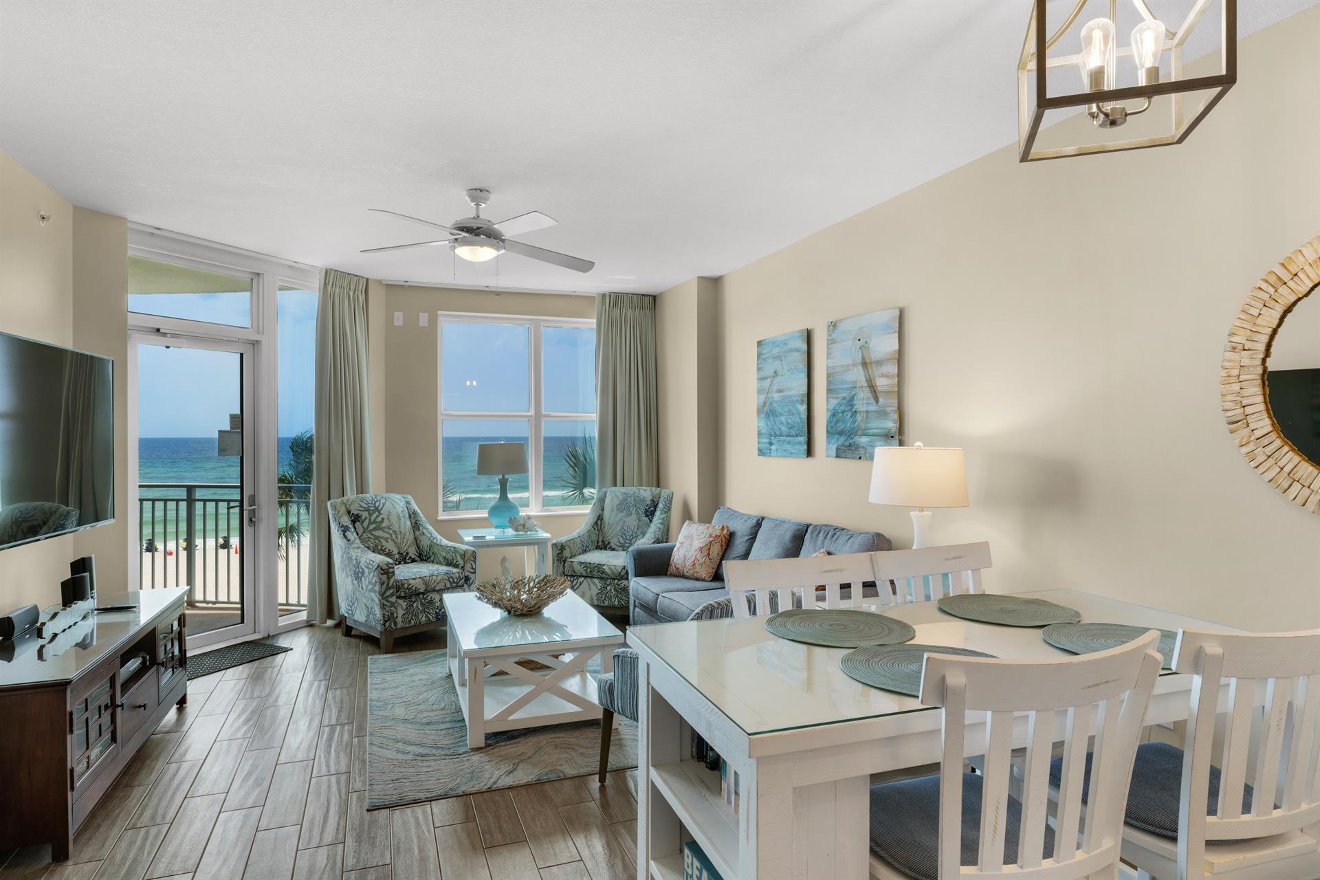 Living Room and Dining Area