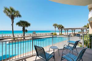 Poolside Lounging Area