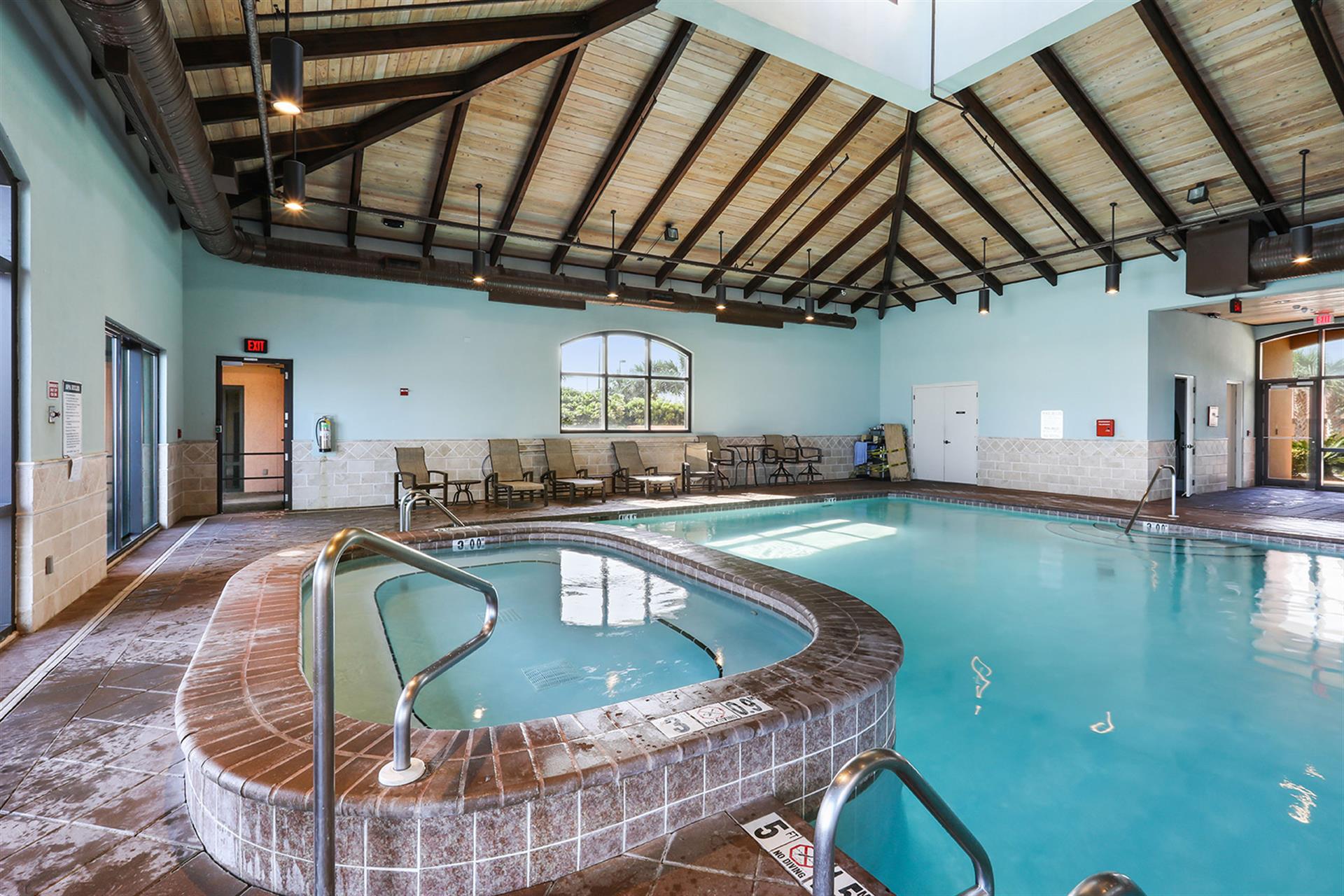 Indoor Pool and Hot Tub