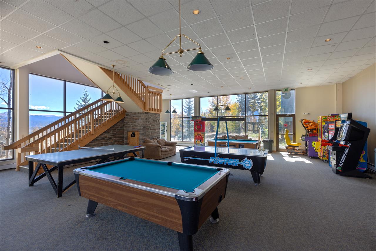 Treehouse Condo - Game Room in Guest Clubhouse - Summit County Realtor