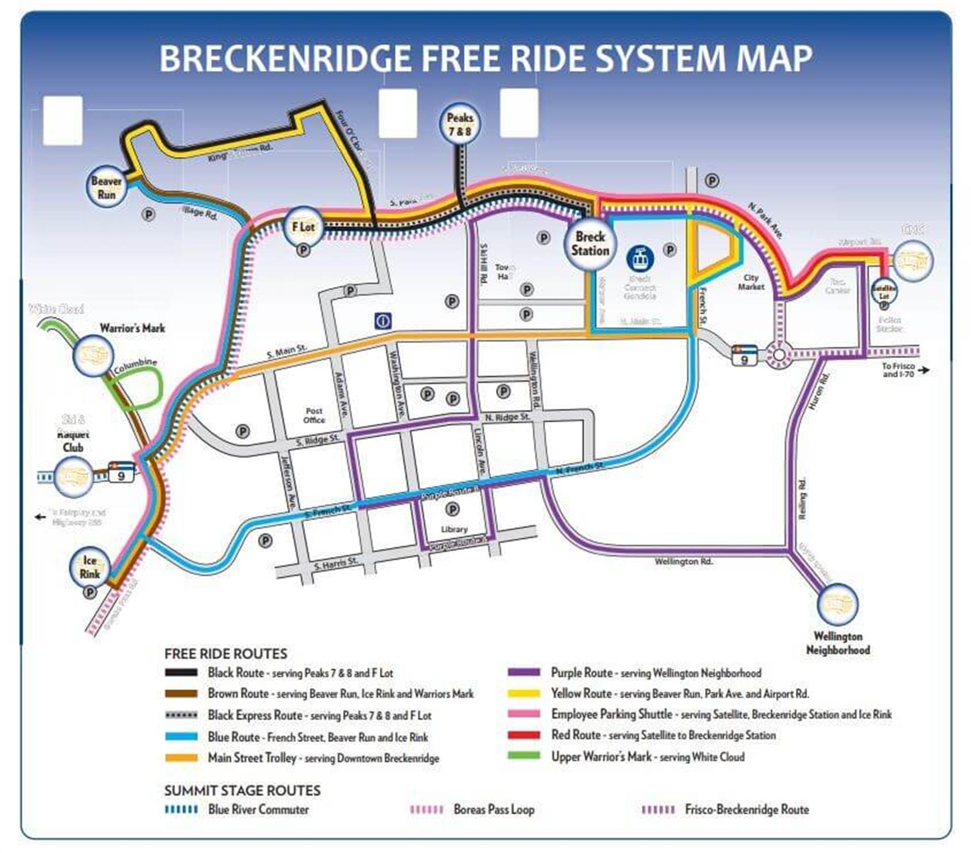 Breck Free Ride Map