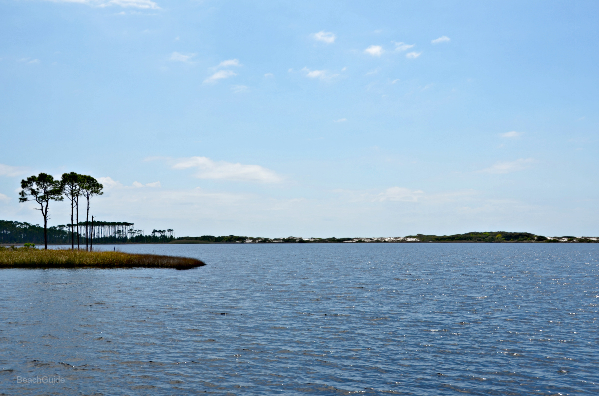 Western lake on Hwy 30a, one of the rare coastal dune lakes in South Walton County.