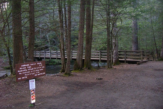 Cakes Cove Hiking Bridge