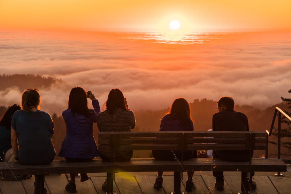 People at an overlook