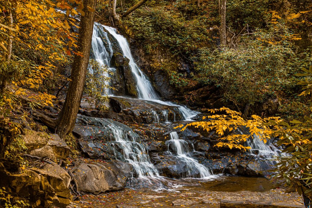 Water fall.