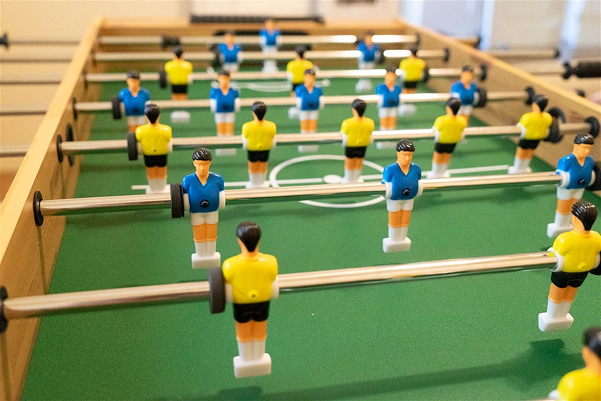 4th bedroom equipped with foosball