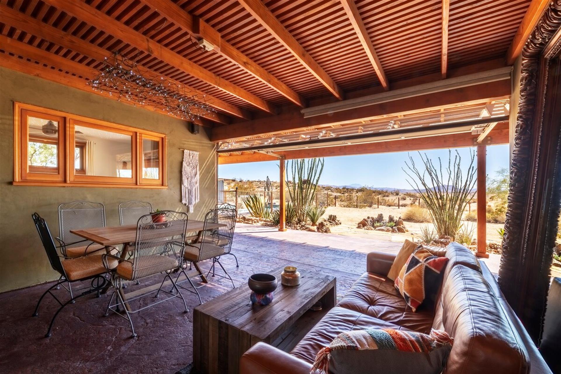 Indoor  Outdoor lounge