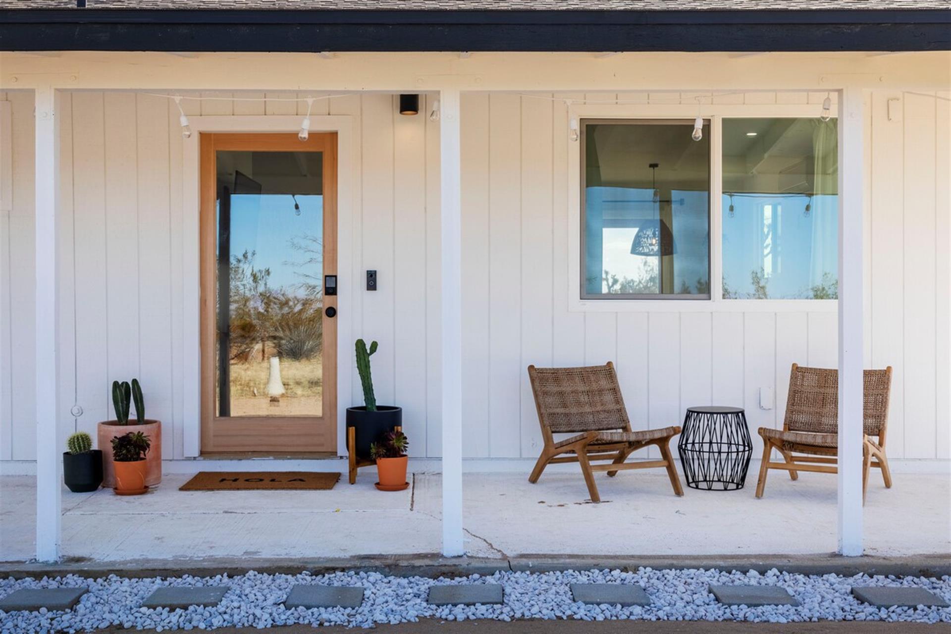 Fully Shaded Front Porch