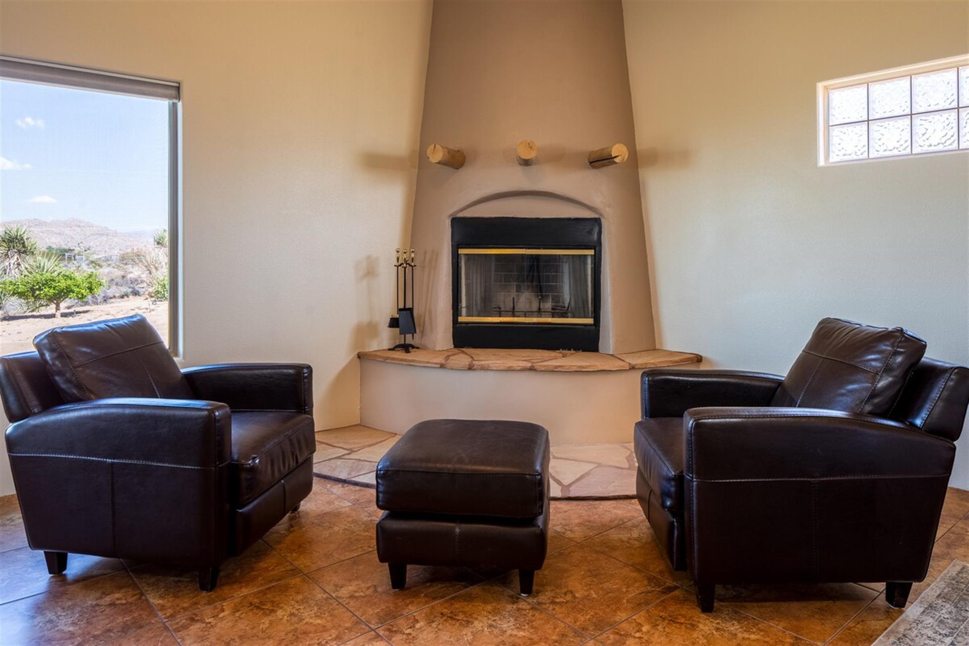 Master bedroom sitting area