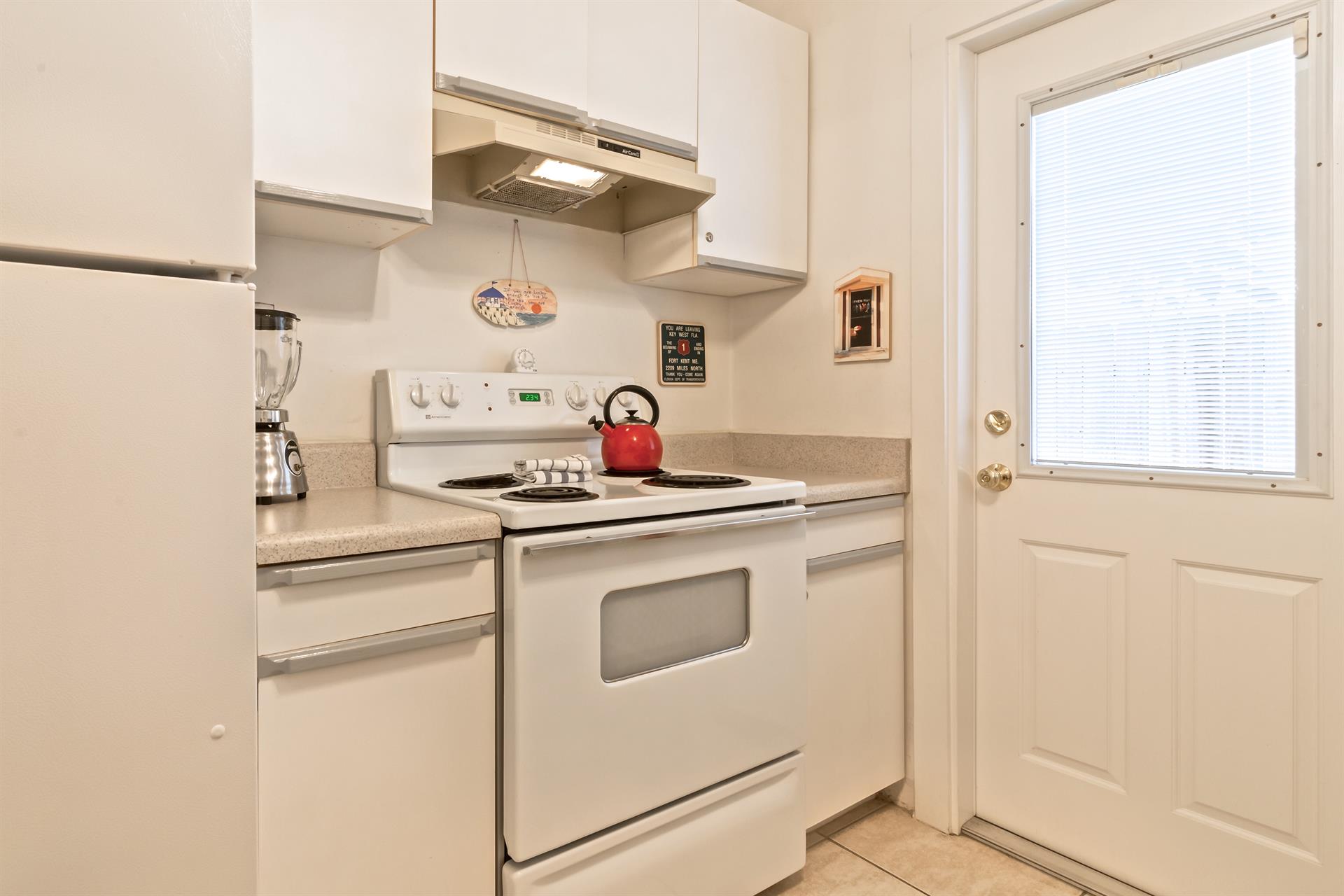 Charming kitchen has everything you need