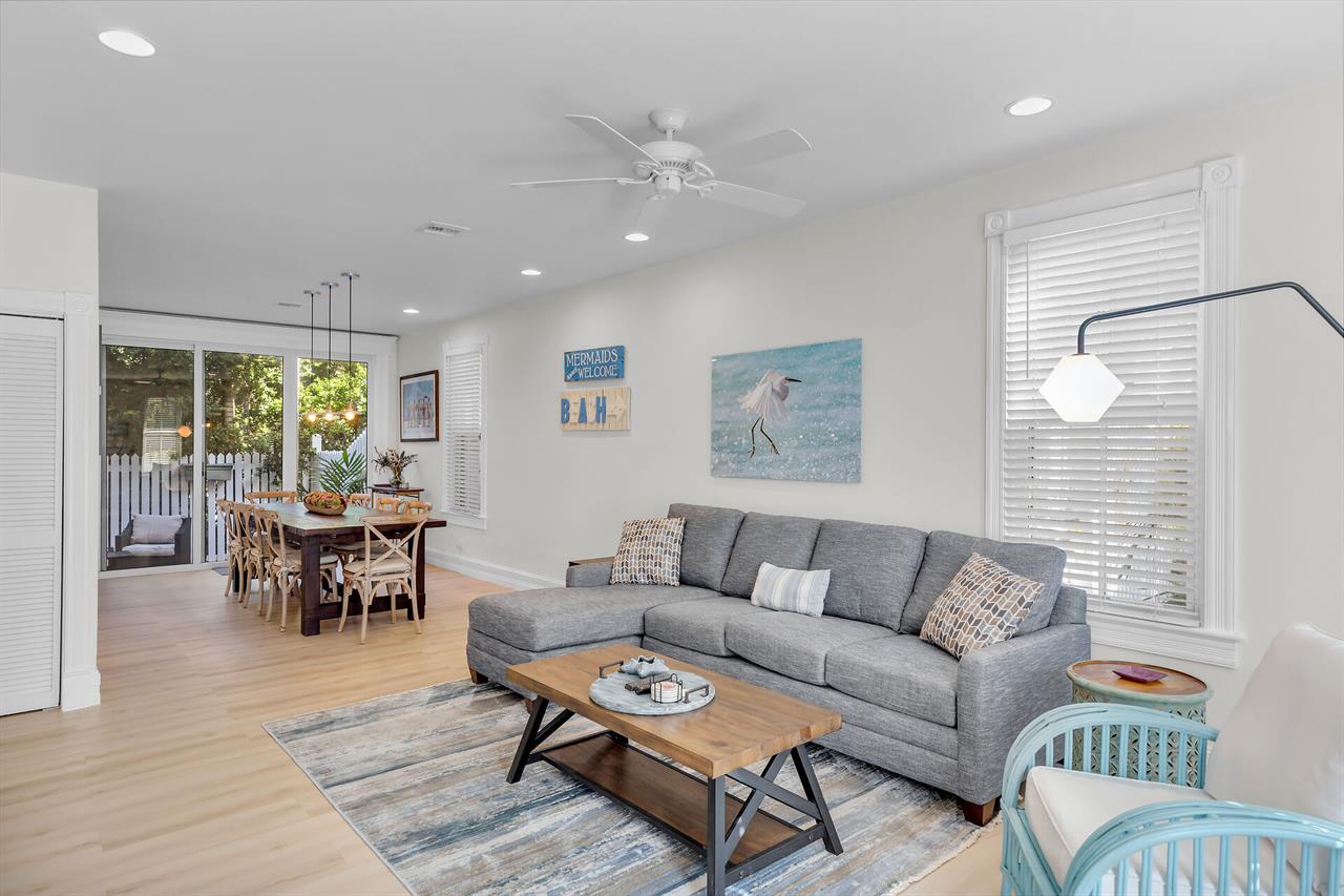 Open concept for easy entertaining