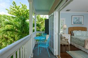 Both bedrooms have private balconies