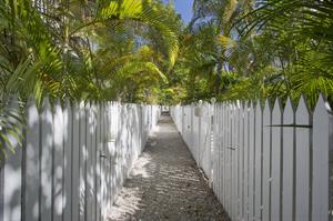 Walkway to back of condo. Front entrance is on Southard St.