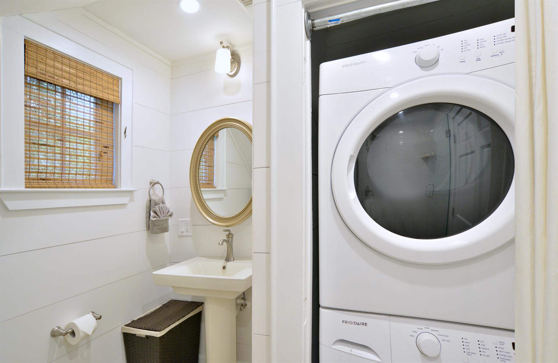 Second ensuite with washer  dryer for your convenience.