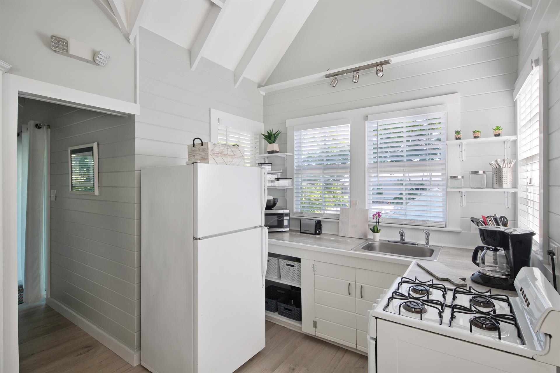 Upstairs kitchen in Poinciana Treetop has all you need