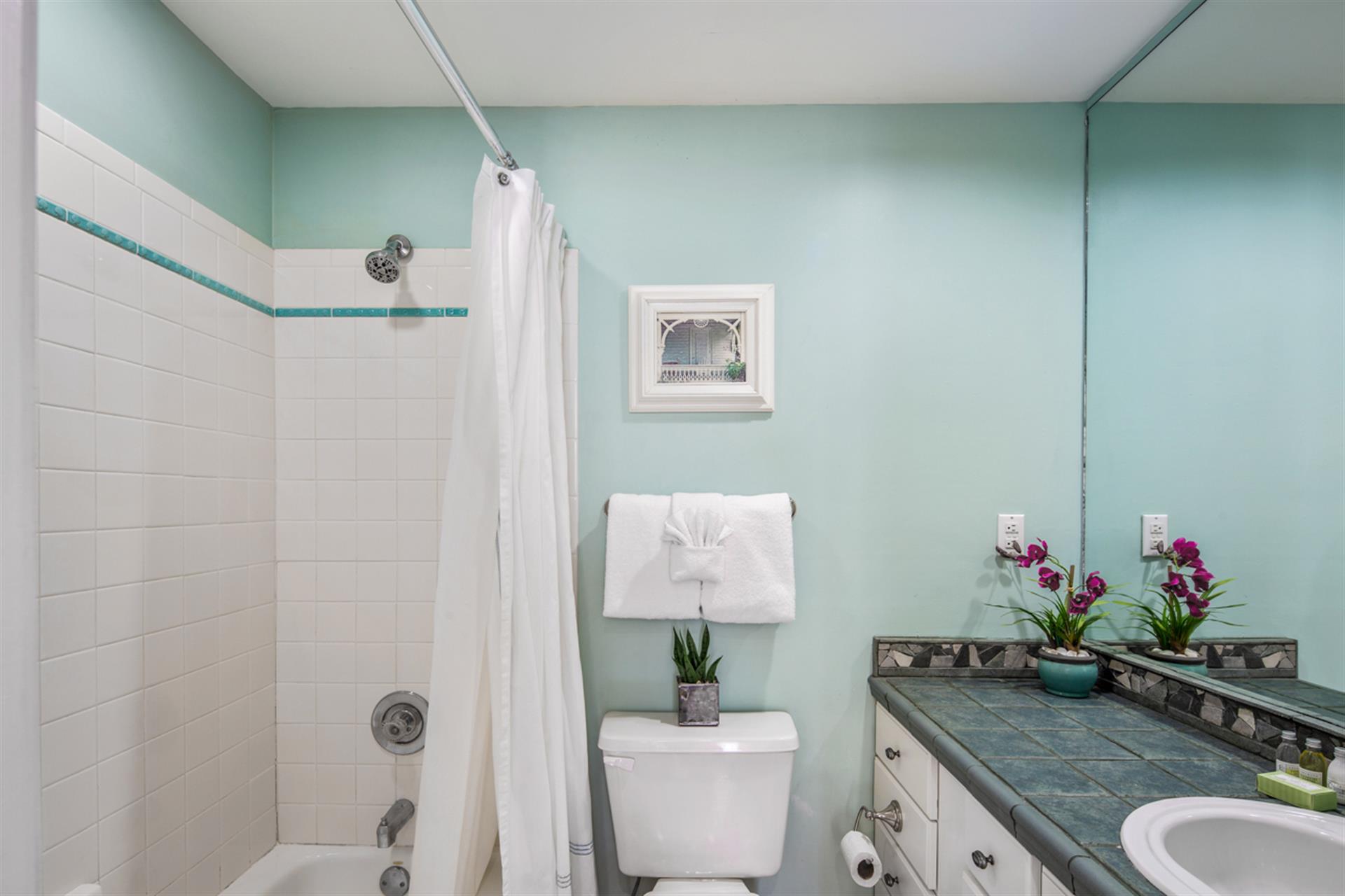 Primary ensuite bath  includes showertub combo.
