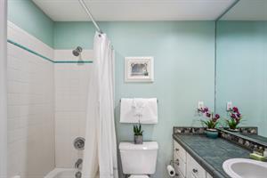 Primary ensuite bath  includes showertub combo.