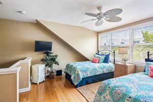 Twin beds can be converted to a king upon request.