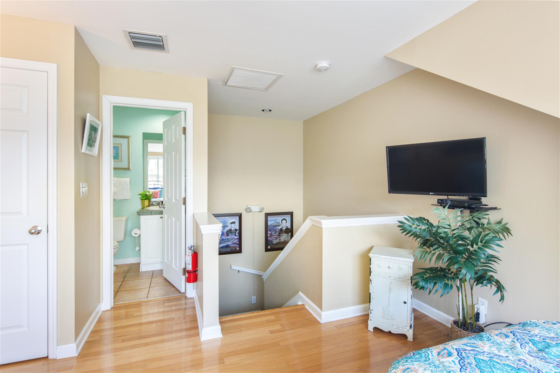 Guests will enjoy their own ensuite bath.
