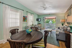 Dine in or on the balcony