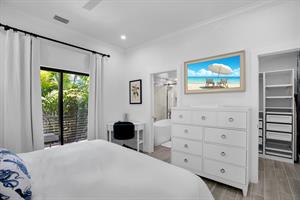 Ensuite bath and walkin closet complete the primary.