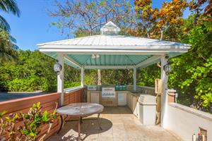 A second shared gazebo area with grill