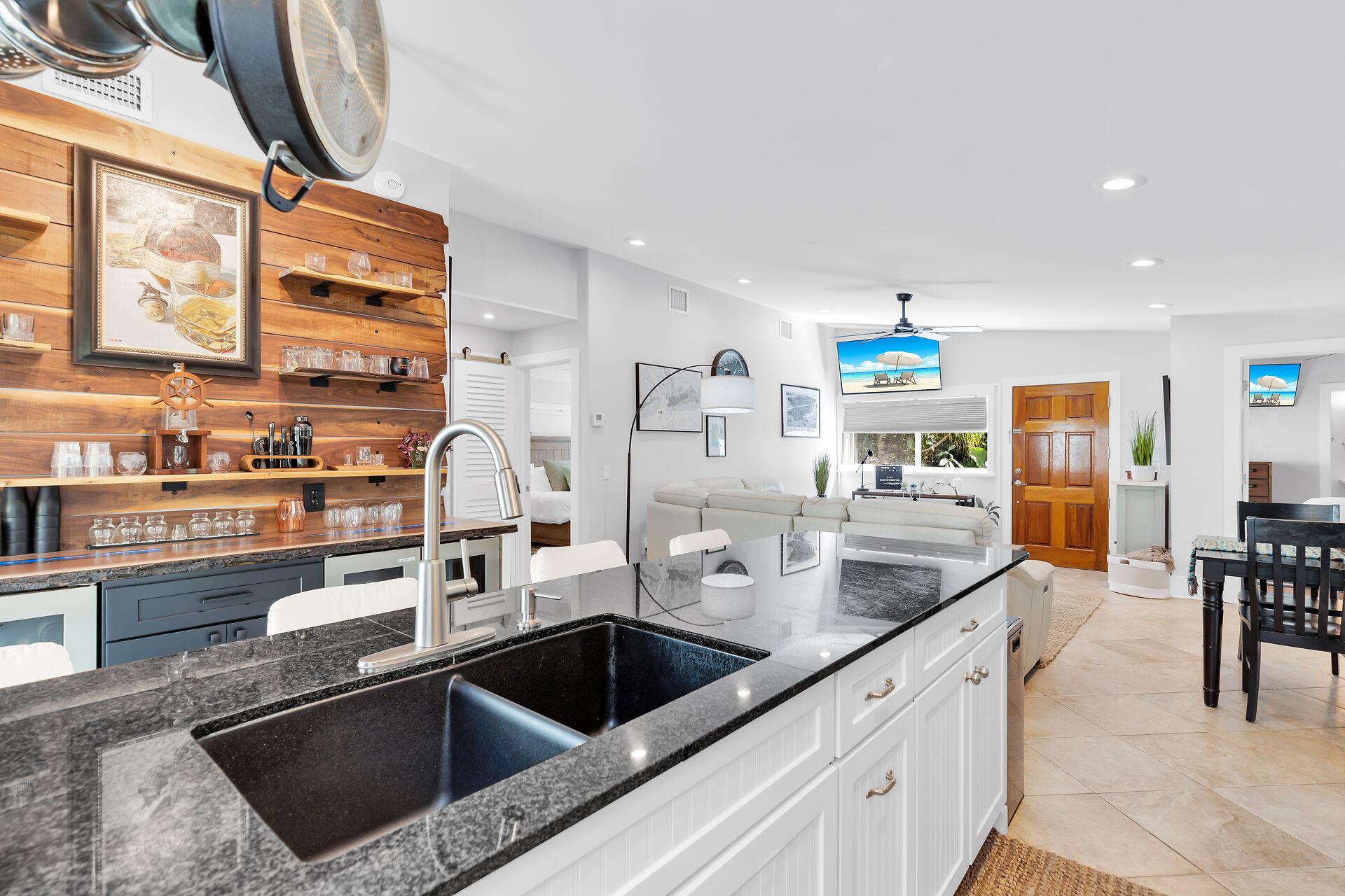 Open concept for easy entertaining