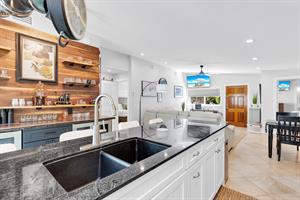 Open concept for easy entertaining