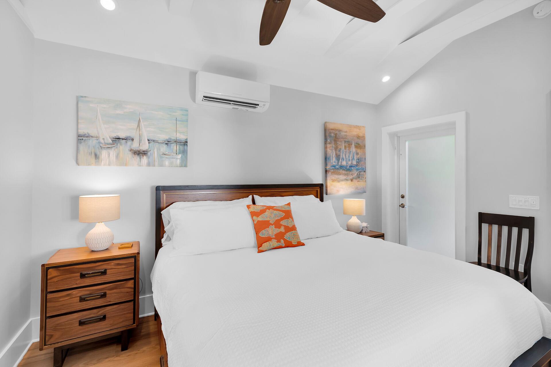 Primary suite with mini split and outdoor access