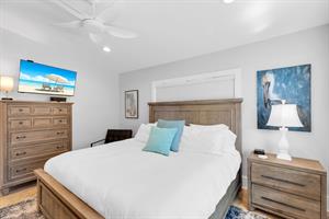 Imagine resting in this king guest bedroom