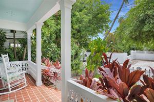Beautiful porch for relaxing with a beverage