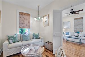 Bonus room off living room for an occasional guest.