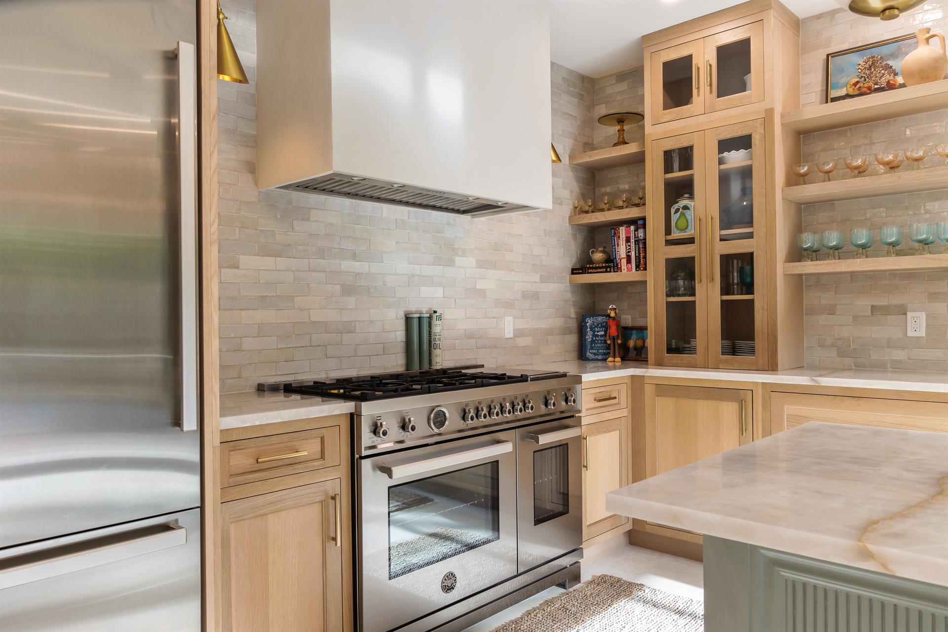 This 6burner Italian Bertazzoni slide in range is a dream