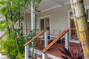 Comfy seating on the deck for you