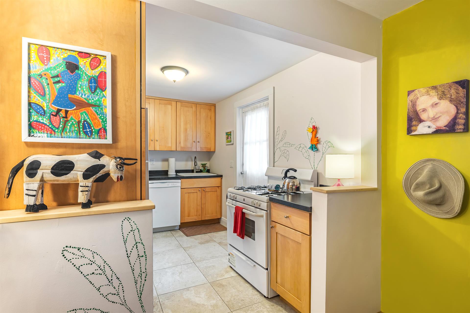 Kitchen has all youll need for meal prep