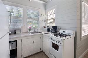 Kitchen includes everything you need for your stay