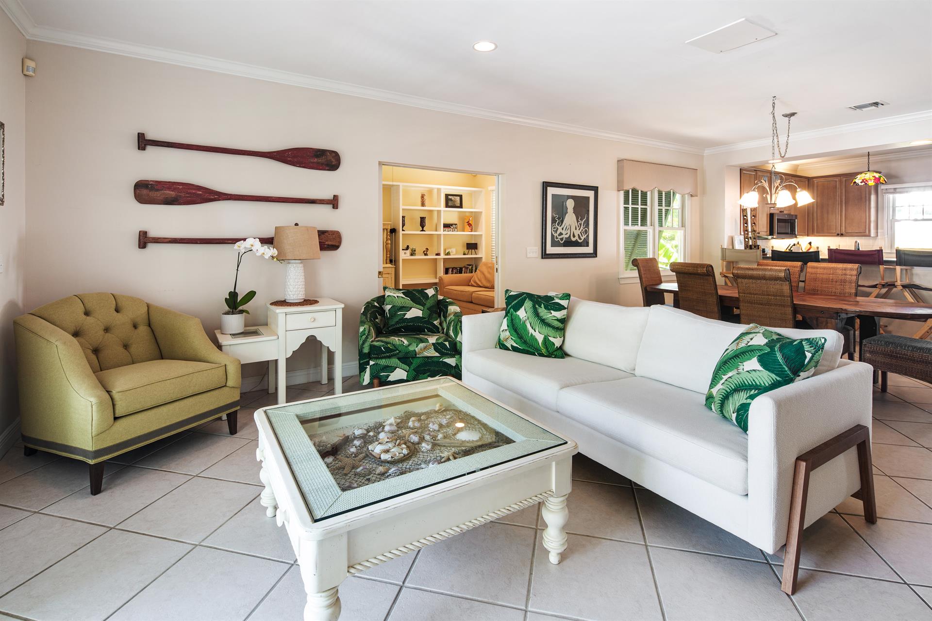 Open concept living area