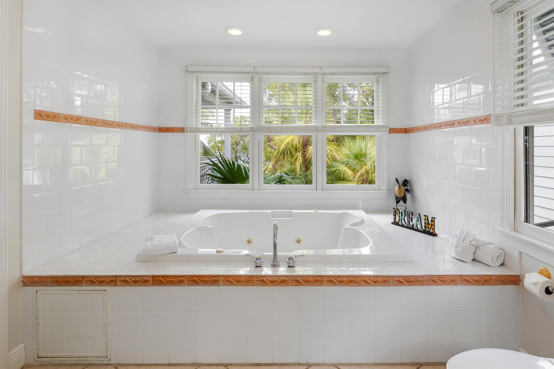 Another view of the fabulous tub