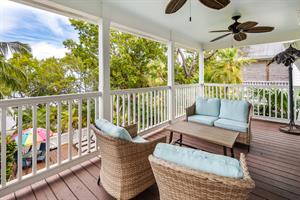 Private rear balcony for your enjoyment.