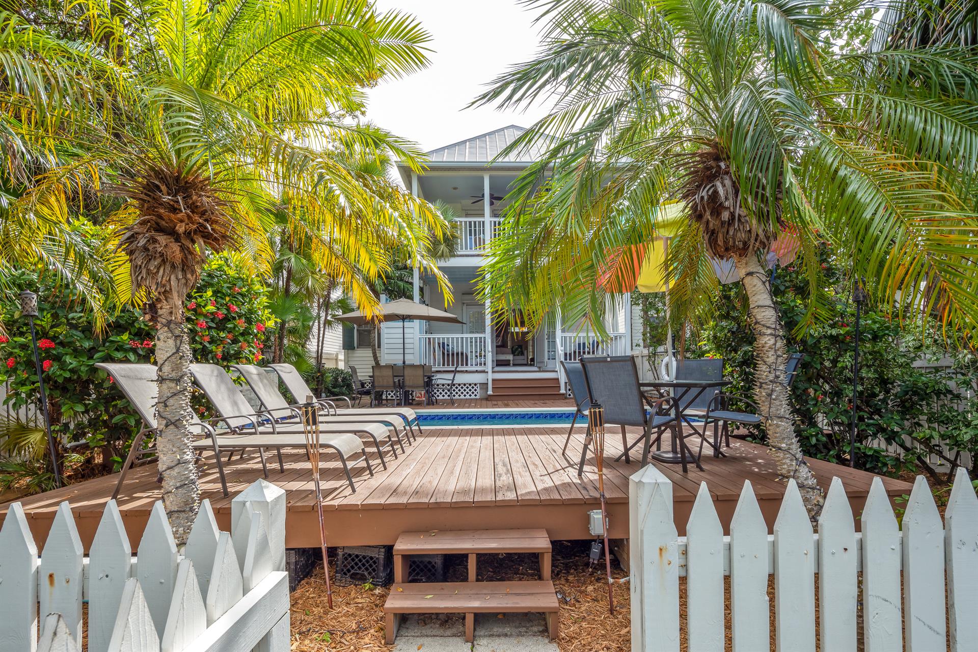 Your view after  coming in off the dock.