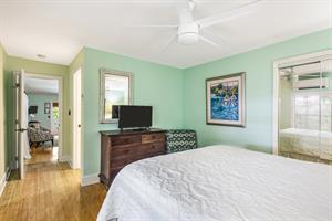 King bed with ensuite bath.