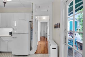 Fold out table for dining indoors