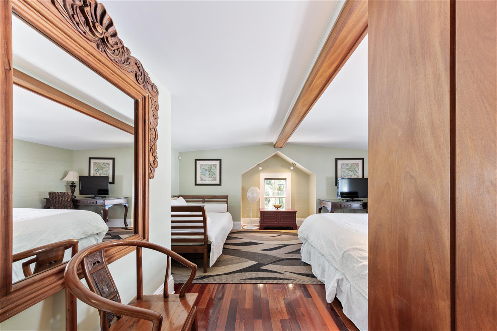 Your primary bedroom with a view.